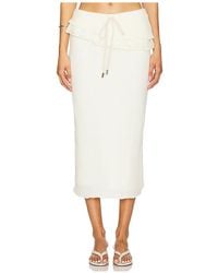 ZEMETA - Milky Knit Long Skirt - Lyst