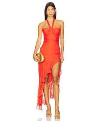 Amanda Uprichard - Marabou ドレス - Lyst