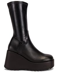 Steve Madden Dade botas de gamuza roja - Aversa Shoes Srl