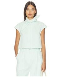 Matthew Bruch - Tie Neck Button Up Shirt - Lyst
