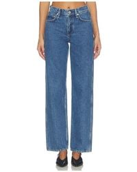 Rag & Bone - Shea High Rise Full Length Straight Jeans - Lyst