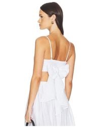 Susana Monaco - Solid Linen Tie Back Top - Lyst