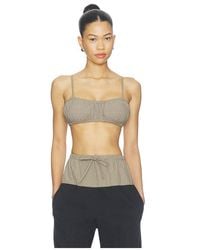 Matthew Bruch - Bubble Bandeau Crop Top - Lyst