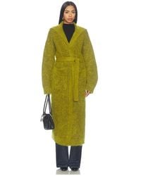 Ganni - Brushed Mohair Long Cardigan - Lyst