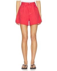 Agolde - Rhoda Pleated A-Line Shorts - Lyst