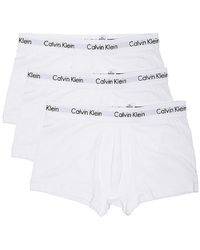 Calvin Klein - 3Er-Pack Shortys Aus Baumwolle, Niedrige Bundhöhe - Lyst