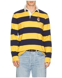 Polo Ralph Lauren - Long Sleeve Jersey Knit Society Bear Rugby Shirt - Lyst