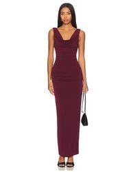 Katie May - Vestido Largo Rita En Color Burgundy Talla (También En M, S, Xl, Xs) - Lyst