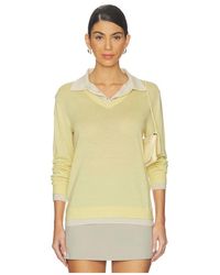 Rag & Bone - Anne Long Sleeve Layered Polo - Lyst