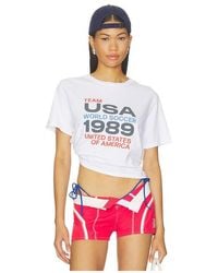 Sunny Somewhere - Team Usa World Soccer Tee - Lyst