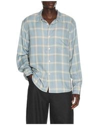 Works and Days - Rayon Check Classic Shirt - Lyst