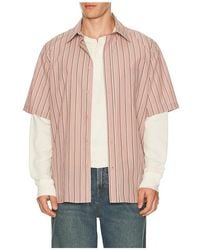 Jonathan Simkhai - Deacon Short Sleeve Oversized Shirt - Lyst