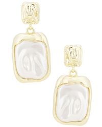 By Adina Eden - Fluid Drop Earrings - Lyst