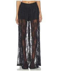 Bardot - Hildie Wide Leg Lace Pant - Lyst