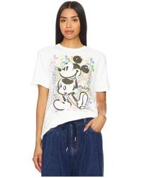 Junk Food - Mickey Mouse Face Tee - Lyst