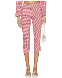 AEXAE - Linen Capri Pant - Lyst