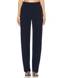 Norma Kamali - Low Rise Pleated Trouser - Lyst