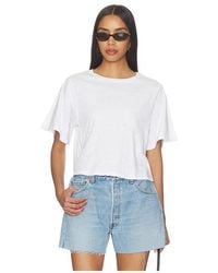 LNA - Willa Slub Tee - Lyst
