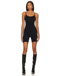 GOOD AMERICAN - Scuba-Catsuit Mit Radlerhose Und Spaghettiträgern - Lyst