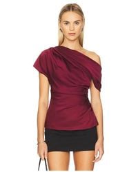 Jonathan Simkhai - Top Drapeado Phoebe En Color Rojo Talla (También En 10, 2, 4, 6, 8) - Lyst