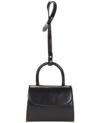 BY FAR - Tarjetero Mini Mini En Color Negro Talla - Lyst