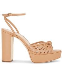 Loeffler Randall - Rivka Leather Knot Platform Sandal - Lyst