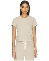 James Perse - Shrunken Crew Neck Tee - Lyst