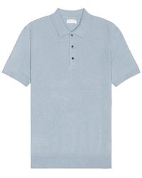 Club Monaco - Lux Short Sleeve Silk Cash Polo - Lyst