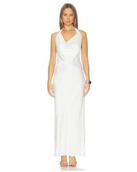 Significant Other Patrice Striped Halter Dress in Orange | Lyst