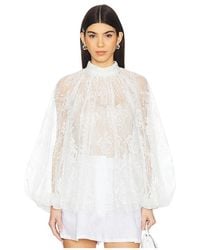 Hemant & Nandita - Langärmeliges Shirt Top - Lyst
