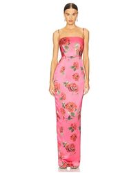 SAU LEE Helene Dress in Pink | Lyst