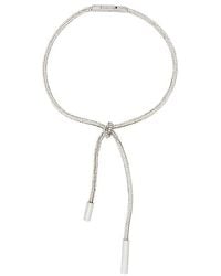 Area - Crystal Knot Necklace - Lyst