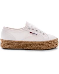 superga platform pelle