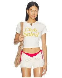 Sunny Somewhere - Club Soleil Tiny Tee - Lyst