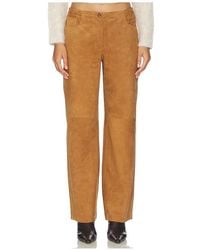 La Ligne - Pantalón Pierna Ancha Jenny En Color Marrón Talla (También En S) - Lyst