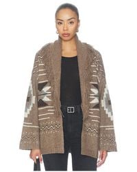 Autumn Cashmere - Southwest Fringed Shawl Collar Throw - Lyst