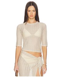 La Porte - Carli Baby Tee - Lyst