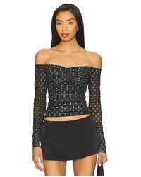 AFRM - Odilla Top En Color Negro Talla En - Lyst