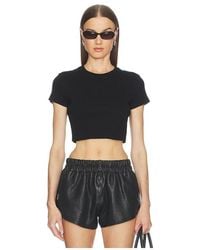 RE/DONE - Cropped 60S Slim Tee - Lyst