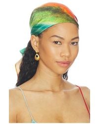 Donde Esteban - Formentera Silk Head Scarf - Lyst