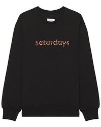 Saturdays NYC - Bowery Cheetah Sweater - Lyst