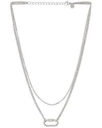 petit moments - Layered Carabiner Necklace - Lyst