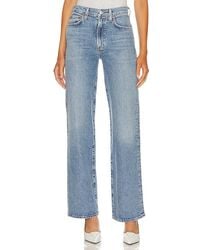 Agolde - Tiro Medio Ancho Recto Harper En Color Denim Claro Talla (También En 24, 25, 26, 27, 28, 29, 30, 31, 32, 33, 34) - Lyst