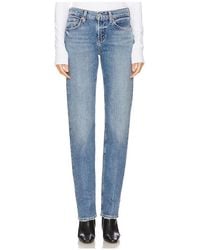 Agolde - Low Rise Slim Jeans - Lyst