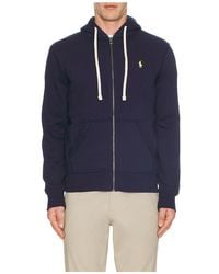 Polo Ralph Lauren - Fleece Full Zip Hoodie - Lyst