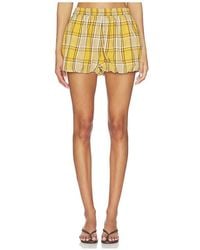 Sea - Copeland Plaid Shorts - Lyst