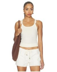 RE/DONE - Knotted Ribbed Tank - Lyst