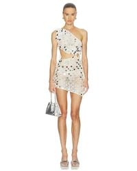 superdown - Robe Salome En Ivory,Metallic. Taille Also En Xs, M - Lyst