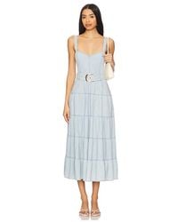 Show Me Your Mumu - Vestido Midi Lainey En Color Bebe Azul Talla (También En M, S, Xl, Xs) - Lyst
