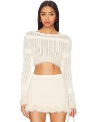 Lovers + Friends - PULL SAVANNAH en Ivory - Lyst